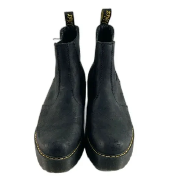 Dr. Martens Rometty Wyoming Leather Platform Chelsea Boots - Women's Size 10 - Picture 3 of 8
